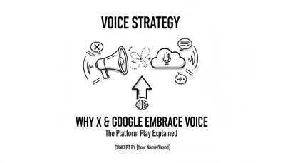 XとGoogleが音声化に本腰を入れる理由 -- プラットフォーム戦略の裏側
