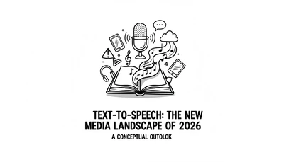 テキストから音声へ: 2026年のTTS市場が描く新しいメディア像